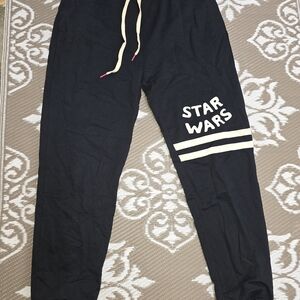 Star Wars Black Joggers with Cream Details